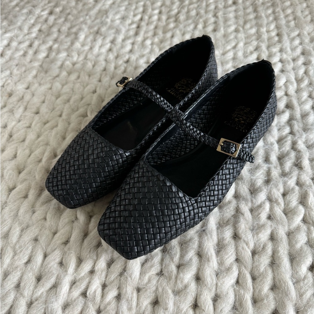 Vince Camuto - Vinley Basketweave Mary Jane Flats
